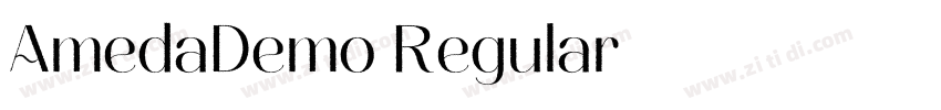 AmedaDemo Regular字体转换